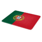 Kleine glazen snijplank met vlag van Portugal (Hoek)