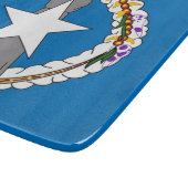 Kleine glazen snijplank Noordelijke Mariana (Hoek)