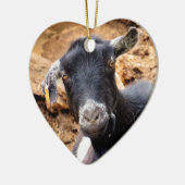 KLEINE GOAT KERAMISCH ORNAMENT (Links)
