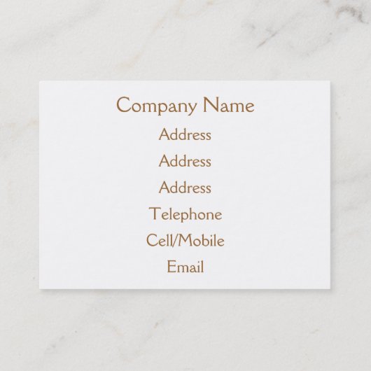 KLEINE GOAT VISITEKAARTJE (Achterkant)