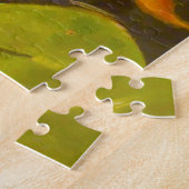 Kleine Goldfish Koi in Pond met Lily Pads Legpuzzel (Zijkant)