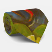 Kleine Goldfish Koi in Pond met Lily Pads Stropdas (Opgerold)