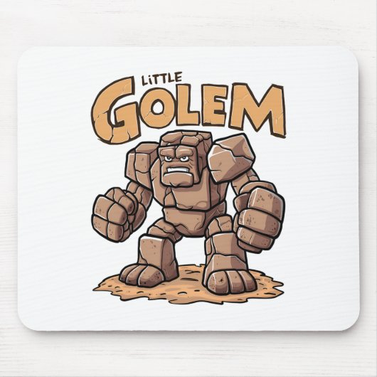Kleine Golem Ck naar school Kid Golem Muismat (Voorkant)