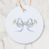 Kleine Goose waterverf baby shower Dank u Bedankjes Labels (Achterkant)