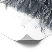 Kleine gorilla met roze bril Poster (Hoek)