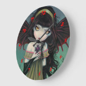 Kleine Gothic Vampire Fairy Cute Clock Grote Klok (Hoek)