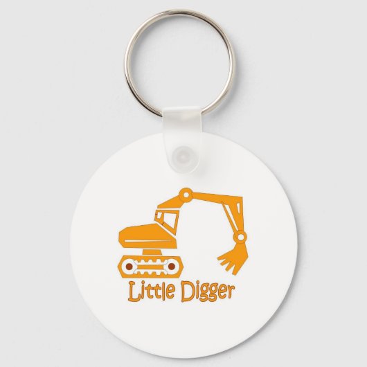 kleine graafmachine sleutelhanger (Voorkant)
