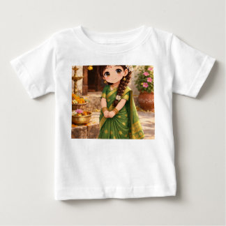 Kleine Grace in het groen