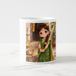 Kleine Grace in het groen Grote Koffiekop