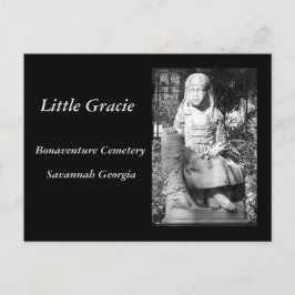 Kleine Gracie in Bonaventure Cemetery Briefkaart