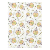 Kleine grappige teek bug en laat naadloos patroon tafelkleed (Voorkant)