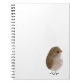 Kleine grappige vogel notitieboek (Voorkant)