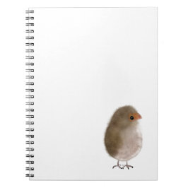 Kleine grappige vogel notitieboek