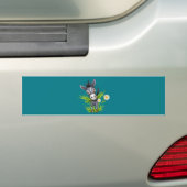 Kleine grijze ezel bumpersticker (Op auto)