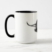 Kleine grijze muis in potlood: Realisme Art Mok (Links)