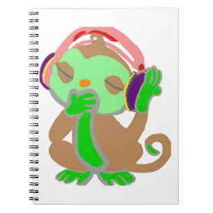 Kleine groene aap notitieboek