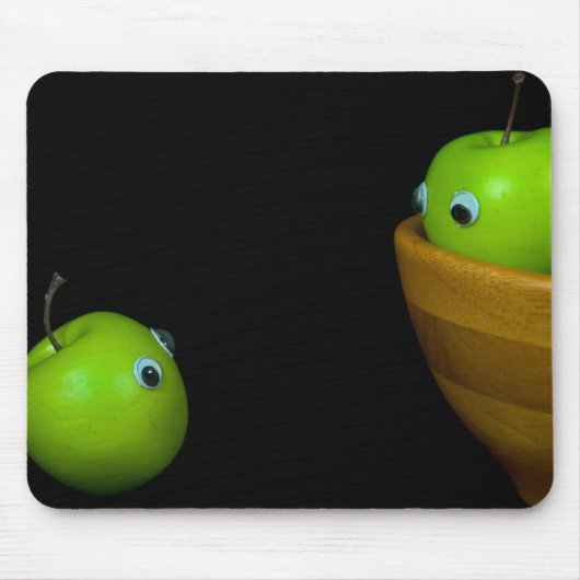 Kleine groene appels muismat (Voorkant)