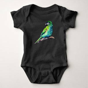 Kleine groene baby romper