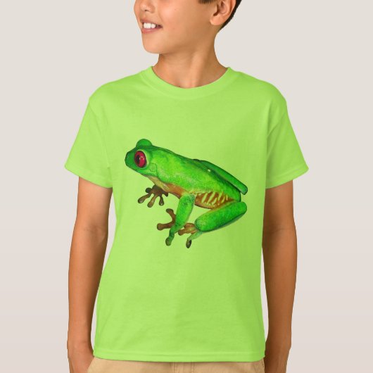 Kleine groene boomkikker t-shirt (Voorkant)