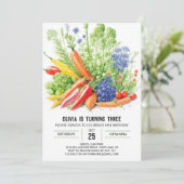 Kleine groene duimen Verjaardag Kaart (Staand voorkant)