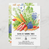 Kleine groene duimen Verjaardag Kaart (Voorkant / Achterkant)