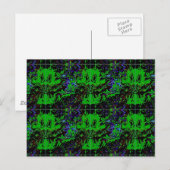 Kleine groene duivel briefkaart (Voorkant / Achterkant)