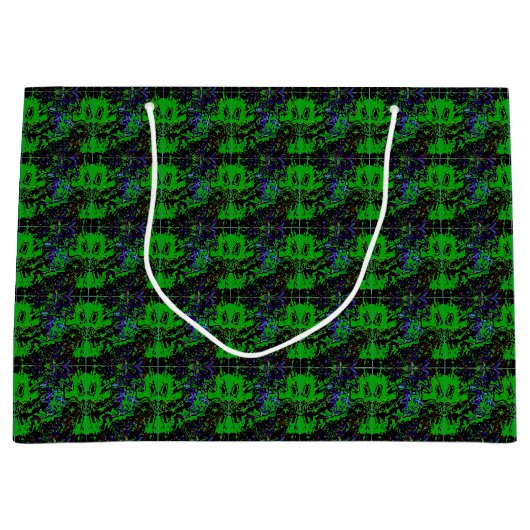 Kleine groene duivel groot cadeauzakje (Voorkant)