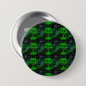 Kleine groene duivel ronde button 7,6 cm (Voorkant /achterkant)