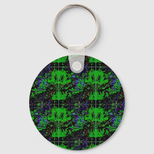 Kleine groene duivel sleutelhanger (Voorkant)