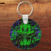 Kleine groene duivel sleutelhanger (Voorkant)