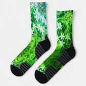 Kleine groene en witte sokken (Links)