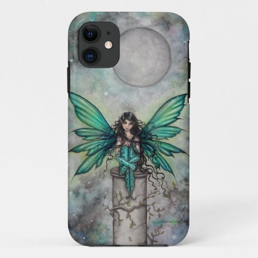 Kleine Groene Fee Gotische Fee Fantasie Kunst Case-Mate iPhone Case (Achterkant)