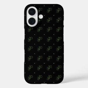 kleine groene fietsen iPhone 16 hoesje