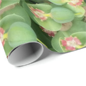 Kleine groene flora cadeaupapier (Rol Hoek)