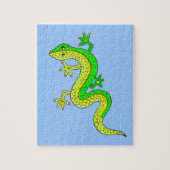 kleine groene hagedis legpuzzel (Verticaal)