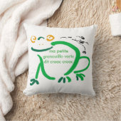 kleine groene kikker kussen (Deken)