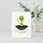 Kleine groene Mannen, LGM Community Extraterrestri Briefkaart (Staand voorkant)