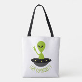 Kleine groene Mannen, LGM Community Extraterrestri Tote Bag (Achterkant)