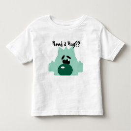 Kleine groene monster kinder shirts