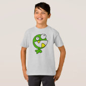 Kleine groene monster t-shirt (Voorkant volledig)
