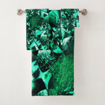 Kleine groene tinten, gelijkend op reliëf