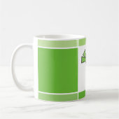 kleine groene vogel koffiemok (Links)