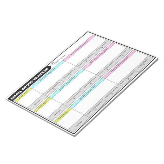 Kleine groep Tracker Student Observations Teachers Notitieblok (Schuin)