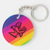 kleine haai sleutelhanger (Achterkant)