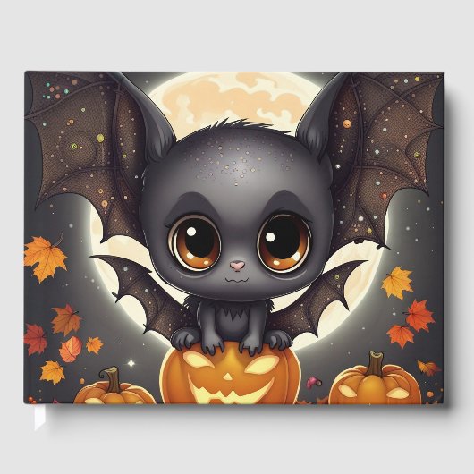 Kleine Halloween Bat Gastenboek (Voorkant)