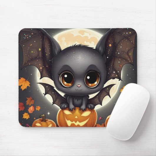 Kleine Halloween Bat Muismat (Met muis)