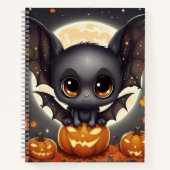 Kleine Halloween Bat Notitieboek (Voorkant)