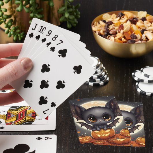 Kleine Halloween Bat Pokerkaarten (Insitu)