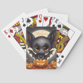 Kleine Halloween Bat Pokerkaarten (Achterkant)
