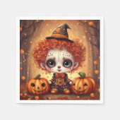 Kleine Halloween Clown 1 Servet (Voorkant)
